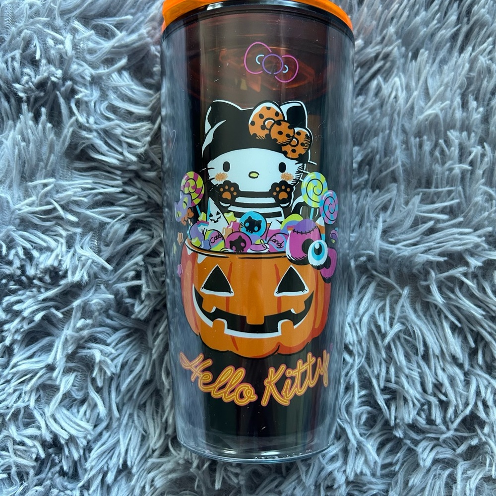 Hello Kitty Trick or Treat Halloween travel mug